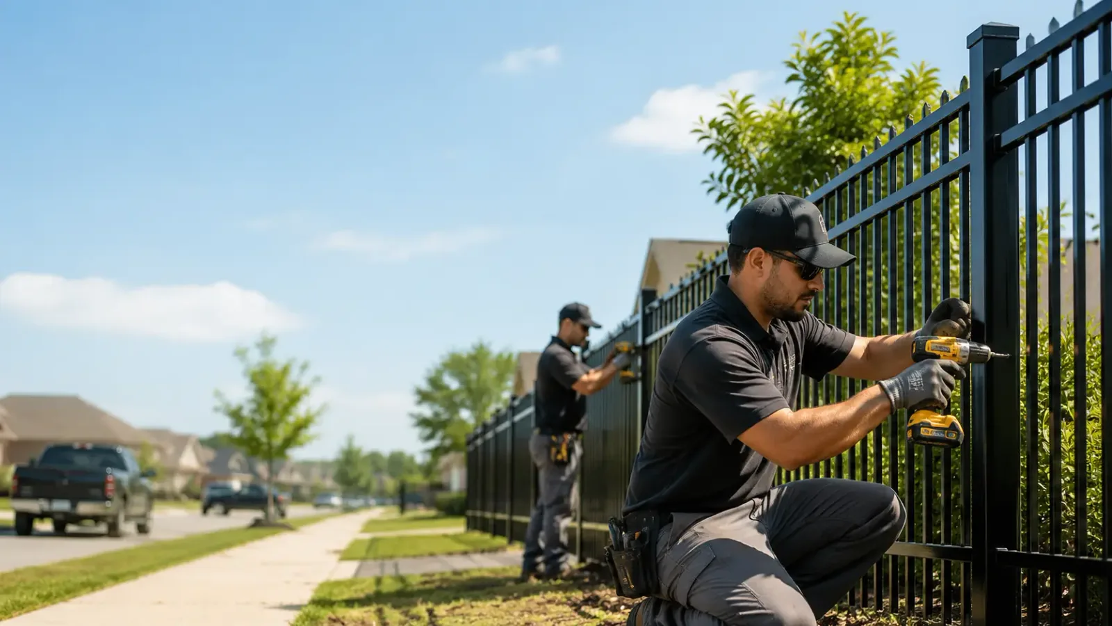 Metal Fence Installation in Holcombe, WI